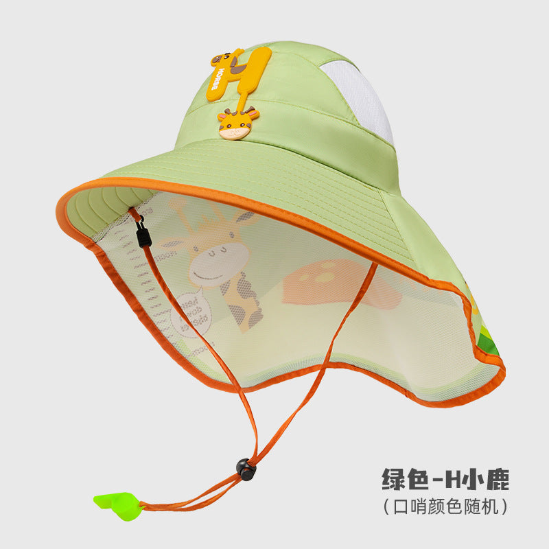 Boys Anti-UV Wide Brim Sun Hat – BloomNest