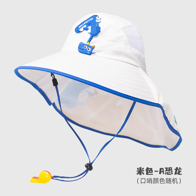Boys Anti-UV Wide Brim Sun Hat – BloomNest
