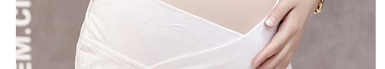 Picture processed summer solid color maternity short sleeve suit shorts suit