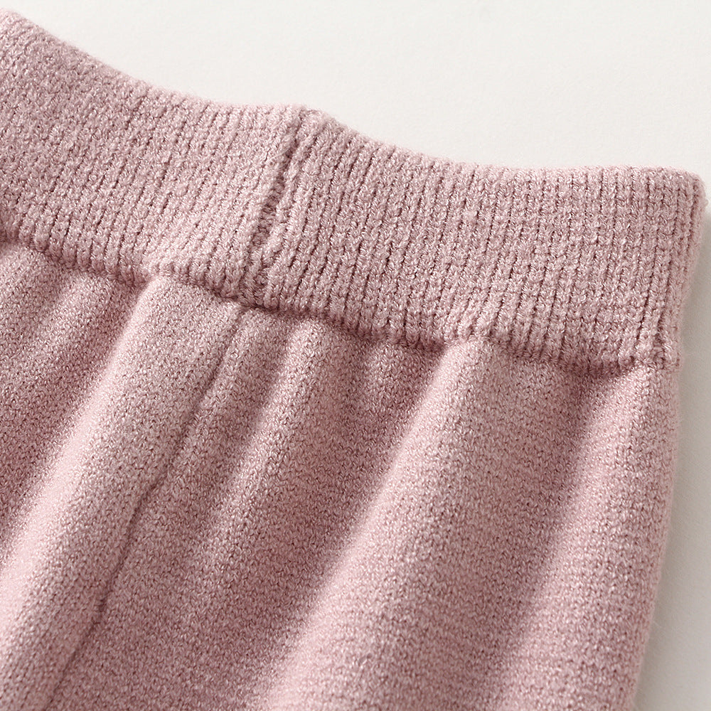 KnitNest™ – Knitted Baby Sweater & Pants Set