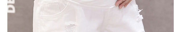 Picture processed summer solid color maternity short sleeve suit shorts suit