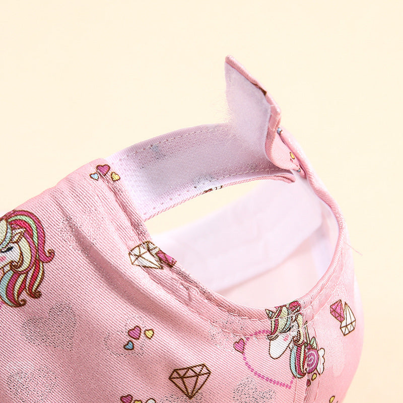 Cross-border Unicorn Children's Baseball Cap Baby Hat Spring and Autumn Festival Cross-border Foreign Trade Duck Tongue Hat