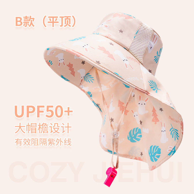 Boys Anti-UV Wide Brim Sun Hat – BloomNest
