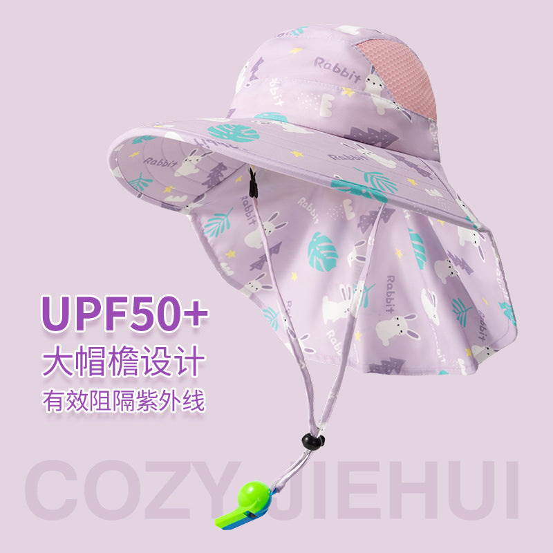 Boys Anti-UV Wide Brim Sun Hat – BloomNest