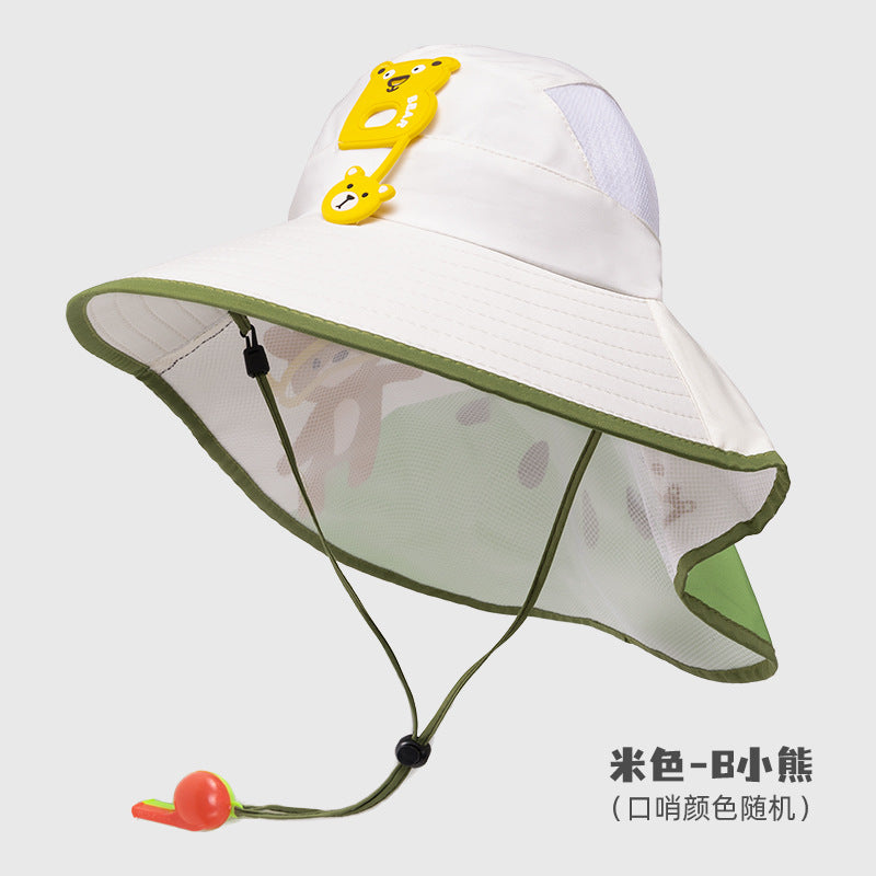 Boys Anti-UV Wide Brim Sun Hat – BloomNest