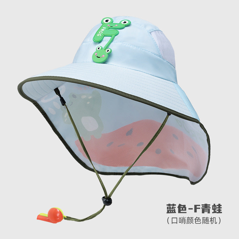 Boys Anti-UV Wide Brim Sun Hat – BloomNest