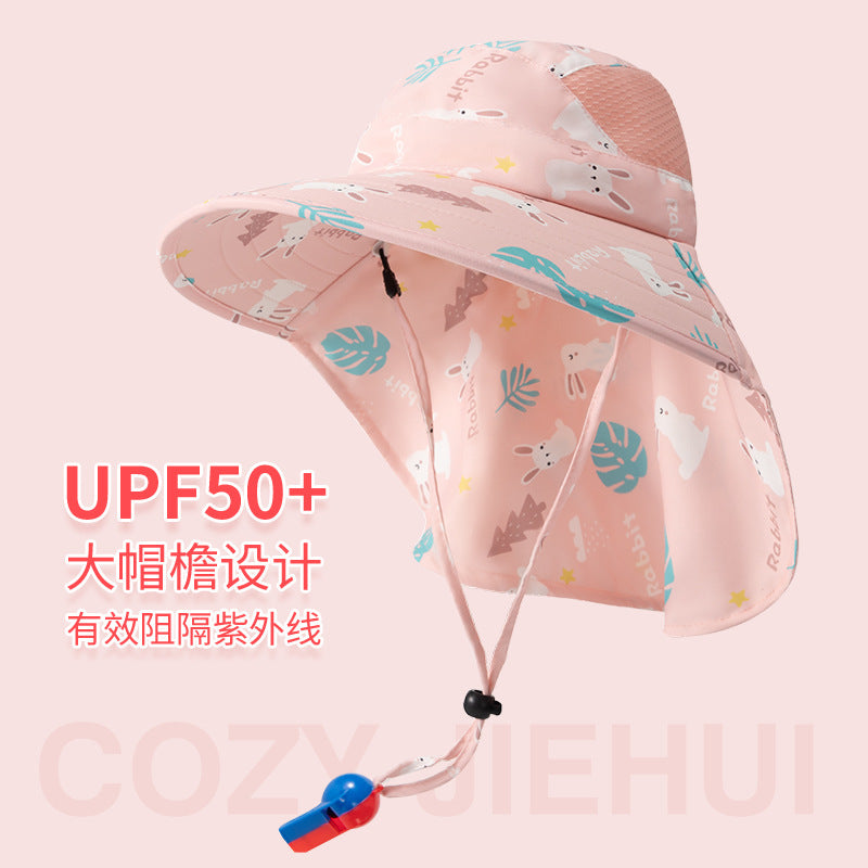 Boys Anti-UV Wide Brim Sun Hat – BloomNest