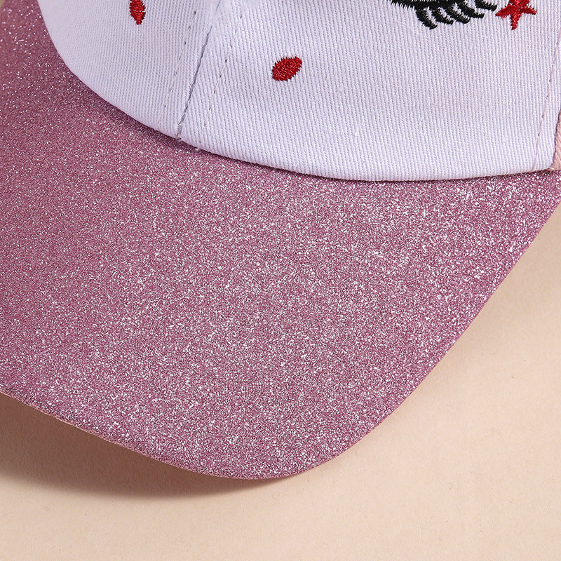 Cross-border Unicorn Children's Baseball Cap Baby Hat Spring and Autumn Festival Cross-border Foreign Trade Duck Tongue Hat
