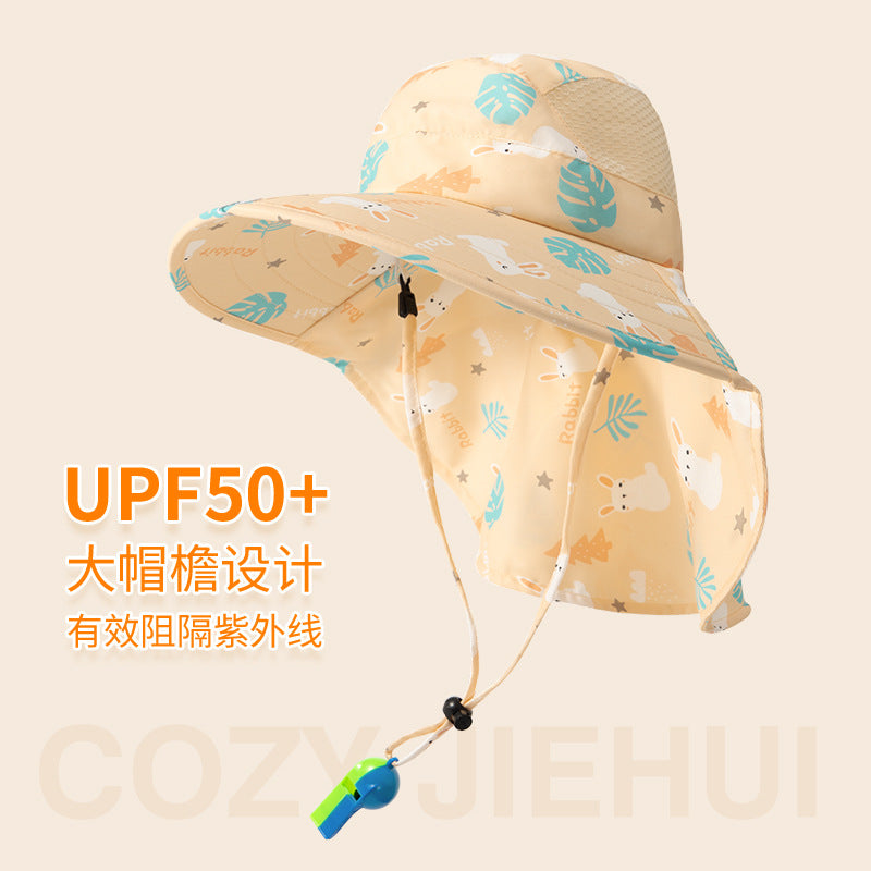 Boys Anti-UV Wide Brim Sun Hat – BloomNest