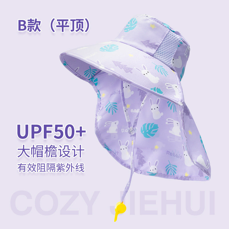 Boys Anti-UV Wide Brim Sun Hat – BloomNest