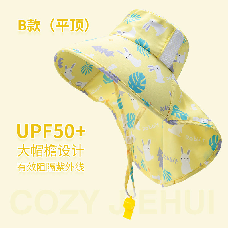 Boys Anti-UV Wide Brim Sun Hat – BloomNest