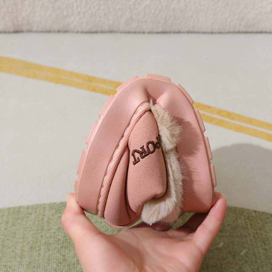 2024 new slippers fleece-lined thickened home warm thick-soled cotton shoes women's non-slip indoor winter plush cotton slippers