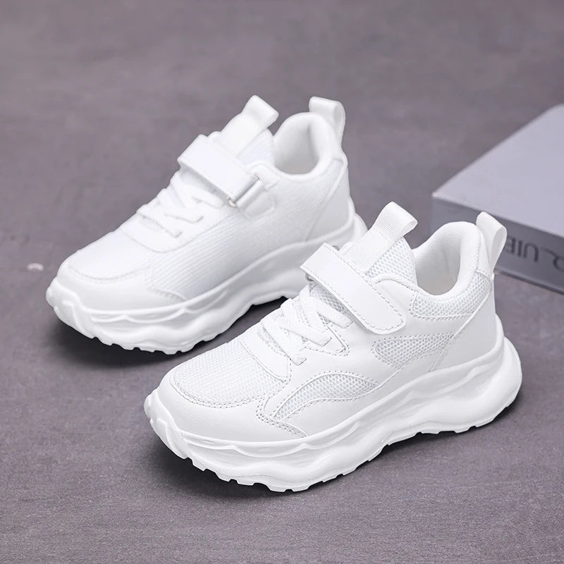 New Autumn Boy Sneaker White Children Casual Shoes Size 28-39 Comfortable Fashion Kids Tennis Boys Sports Shoes