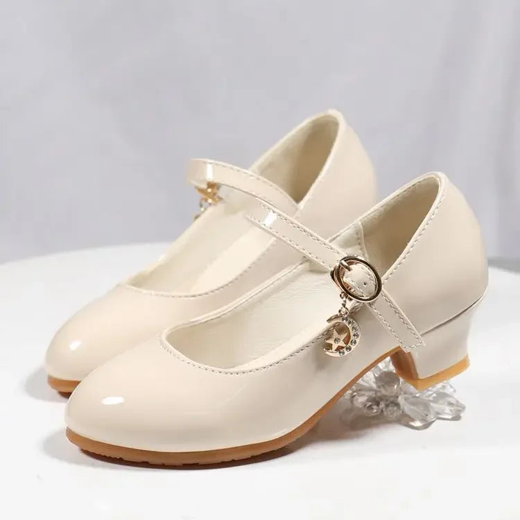 Girls High Heel Princess Dance Shoes – BloomNest