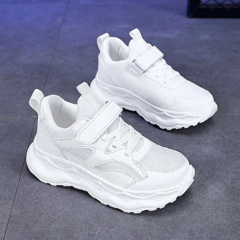 New Autumn Boy Sneaker White Children Casual Shoes Size 28-39 Comfortable Fashion Kids Tennis Boys Sports Shoes