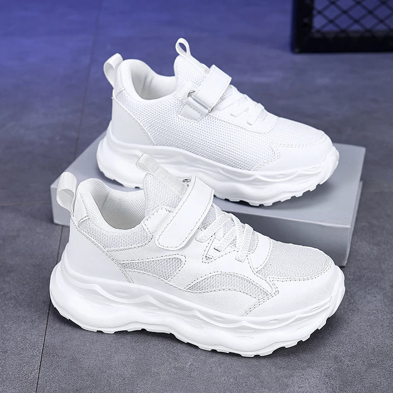 New Autumn Boy Sneaker White Children Casual Shoes Size 28-39 Comfortable Fashion Kids Tennis Boys Sports Shoes