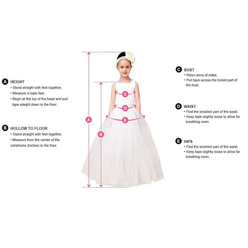 Pink Princess Dress for Girls with 3D Butterfly Decor, Flower Girl Dress for Weddings & Special Events