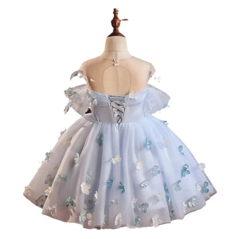 Children Clothes Girl Children's Party Dress Bridesmaid Dress for Girls Dresses 2 to 8 Years Elegant  Baby Kid Prom Luxury