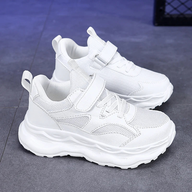 New Autumn Boy Sneaker White Children Casual Shoes Size 28-39 Comfortable Fashion Kids Tennis Boys Sports Shoes