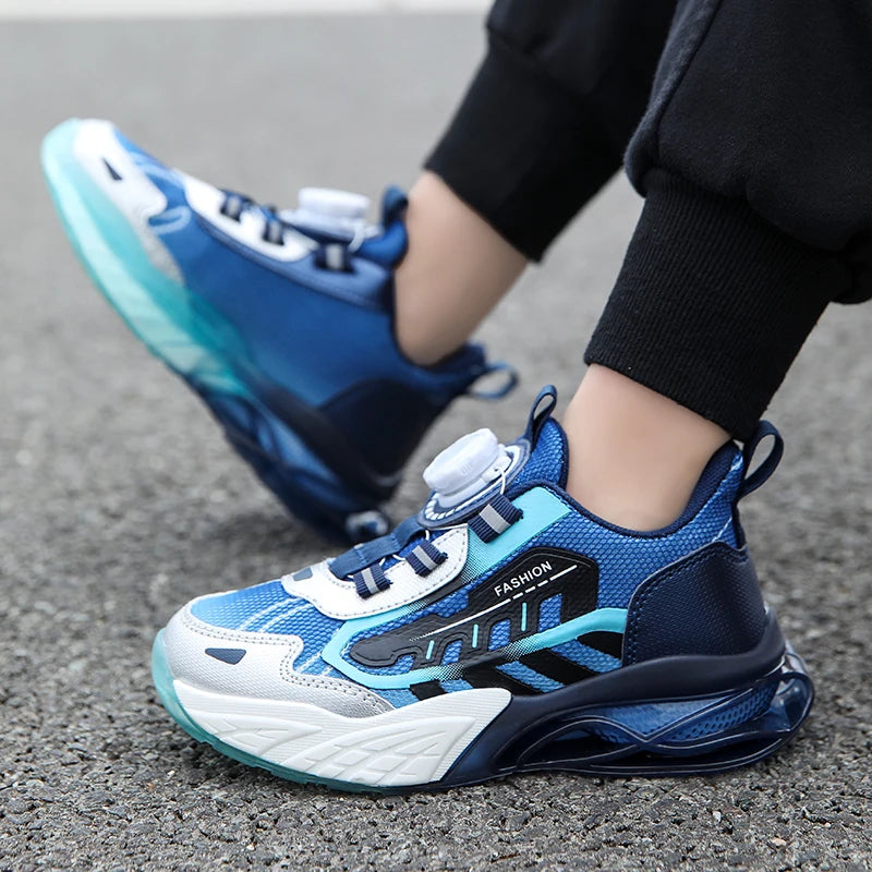 New Children Casual Shoes Four Seasons Kids Mesh Sneaker Non-slip Basketball Sports Shoes Boys Girls Sneaker Outdoor Shoes