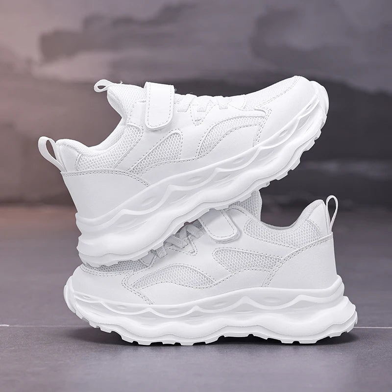 New Autumn Boy Sneaker White Children Casual Shoes Size 28-39 Comfortable Fashion Kids Tennis Boys Sports Shoes