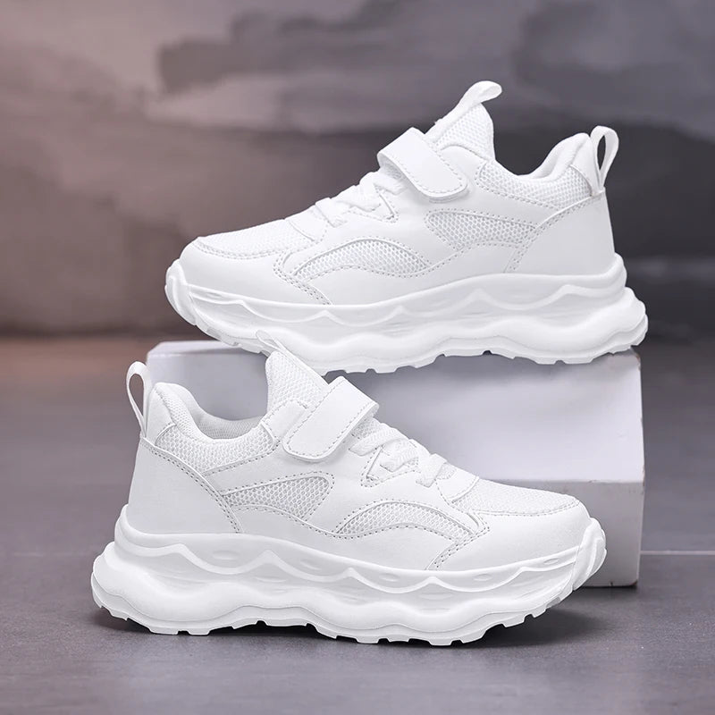 New Autumn Boy Sneaker White Children Casual Shoes Size 28-39 Comfortable Fashion Kids Tennis Boys Sports Shoes