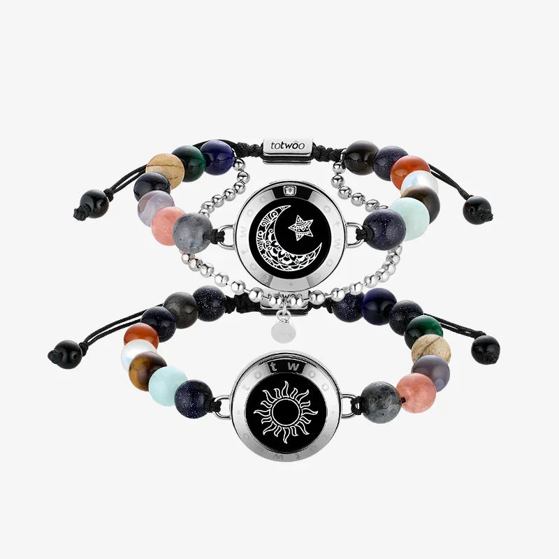 Totwoo Smart Couple Bracelets – Long Distance Touch Bluetooth Jewellery