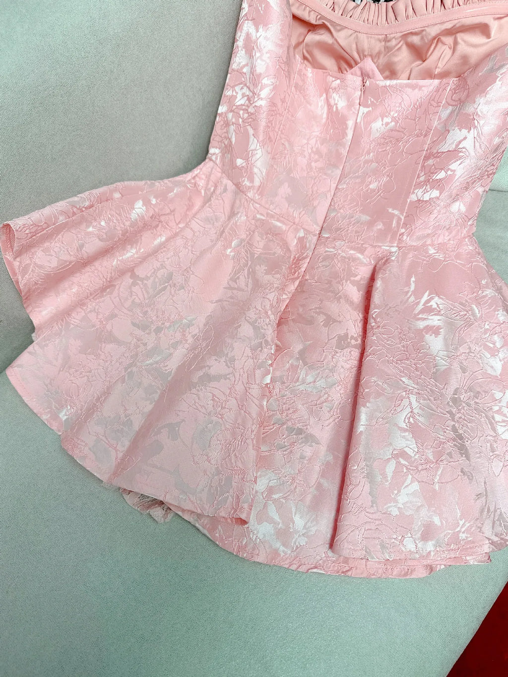 Sleeveless High Waist Off Shoulder Women's Short Dress Spring Summer Sexy Printed Lace Pullover A- Line Mini Dress for Party
