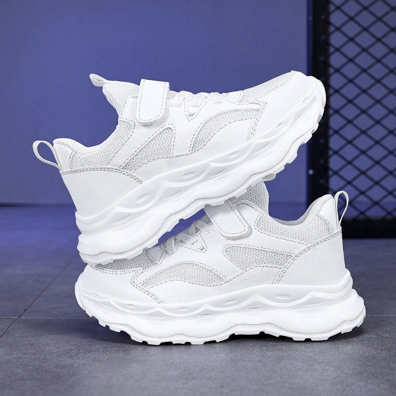 New Autumn Boy Sneaker White Children Casual Shoes Size 28-39 Comfortable Fashion Kids Tennis Boys Sports Shoes