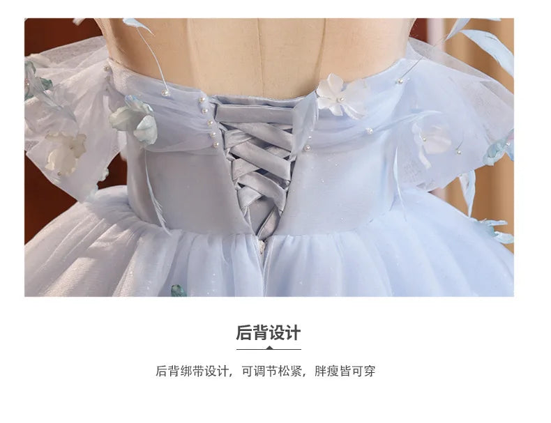 Children Clothes Girl Children's Party Dress Bridesmaid Dress for Girls Dresses 2 to 8 Years Elegant  Baby Kid Prom Luxury