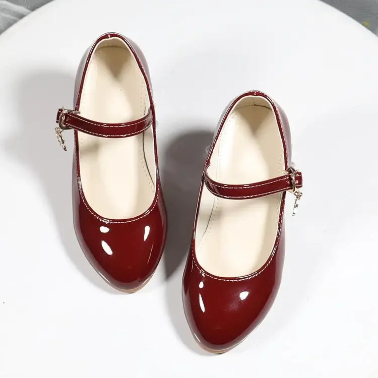 Girls High Heel Princess Dance Shoes – BloomNest