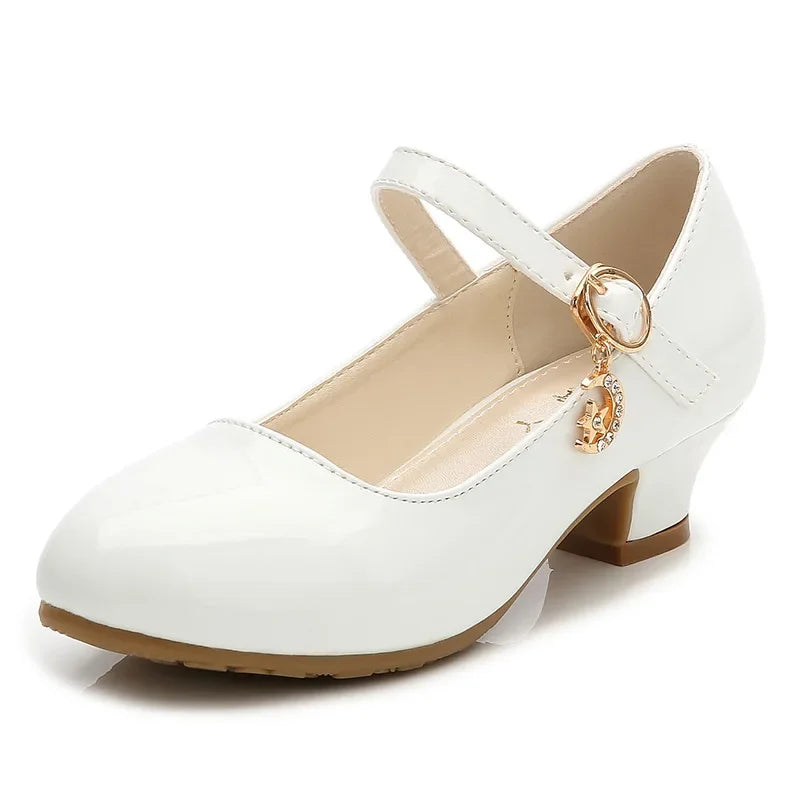 Girls High Heel Princess Dance Shoes – BloomNest