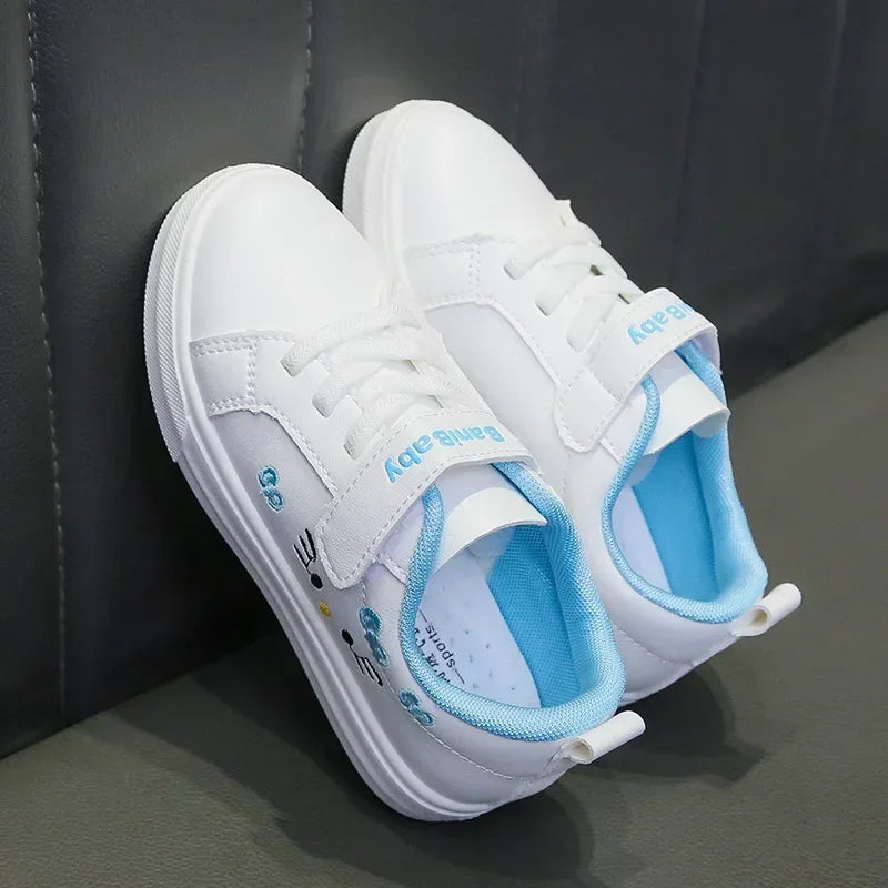 Girly Heart White Board Shoes Anime Spring Autumn Children Sports Ins Sneakers Gifts for Girls Boys ﻿
